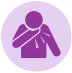 Shortness of breath icon